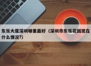 东乐大厦深圳哪里最好（深圳市东乐花园现在什么情况?）