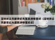 深圳祥云天都世纪大厦新洲哪里好（深圳祥云天都世纪大厦新洲哪里好点）